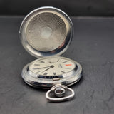 Vintage Full Hunter Sekonda 18 Jewels USSR Fob Pocket Watch
