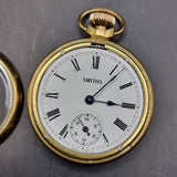 Vintage Smiths Gold Plated Fob Pocket Watch by Smiths Industies Ltd.