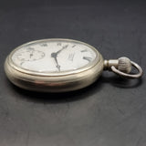 Antique T Pickford and Co London Silver Plated Fob Pocket Watch