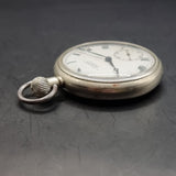 Antique T Pickford and Co London Silver Plated Fob Pocket Watch