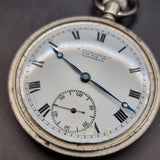 Antique T Pickford and Co London Silver Plated Fob Pocket Watch