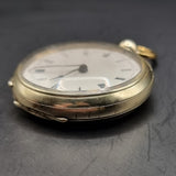 Antique Silver/ Gold Plated Fob Pocket Watch with Centre Second Chronograph Face