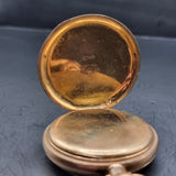Antique 1920s Horos Movement Gold Plated Fob Pocket Watch