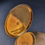 Antique 1920s Horos Movement Gold Plated Fob Pocket Watch