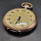 Antique Silver Polhem Fob Pocket Watch Swiss Made by Richard Vogt