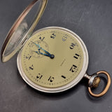 Antique Silver Polhem Fob Pocket Watch Swiss Made by Richard Vogt