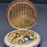 Antique Silver Polhem Fob Pocket Watch Swiss Made by Richard Vogt