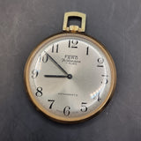 Vintage Art Deco Style Gold Plated Fero Fieldman Fob Pocket Watch