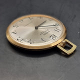 Vintage Art Deco Style Gold Plated Fero Fieldman Fob Pocket Watch