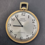 Vintage Art Deco Style Gold Plated Fero Fieldman Fob Pocket Watch