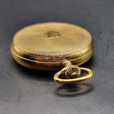 Vintage Full Hunter Swiss Emperor Incabloc Gold Plated Fob Pocket Watch