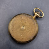 Vintage Full Hunter Swiss Emperor Incabloc Gold Plated Fob Pocket Watch