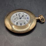 Antique Gold Plated Fob Pocket Watch by Thomas Russell and son, Elgin