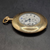 Antique Gold Plated Fob Pocket Watch by Thomas Russell and son, Elgin