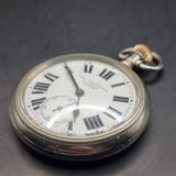 Antique Silver Plated Fob Pocket Watch The Pioneer E.Dobbie Nairobi
