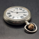 Antique Silver Plated Fob Pocket Watch The Pioneer E.Dobbie Nairobi