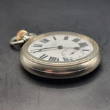 Antique Silver Plated Fob Pocket Watch The Pioneer E.Dobbie Nairobi