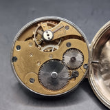 Antique Silver Plated Fob Pocket Watch The Pioneer E.Dobbie Nairobi