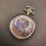 Vintage 4468 Mallard Steam Train Fob Pocket Watch
