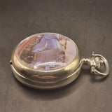 Vintage 4468 Mallard Steam Train Fob Pocket Watch