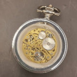 Vintage 4468 Mallard Steam Train Fob Pocket Watch