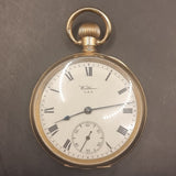 Antique Gold Plated Waltham American U.S.A Traveler Fob Pocket Watch