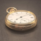 Antique Gold Plated Waltham American U.S.A Traveler Fob Pocket Watch