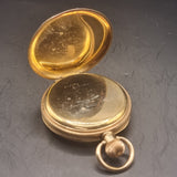 Antique Gold Plated Waltham American U.S.A Traveler Fob Pocket Watch