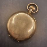 Antique Full Hunter Gold Plated Fob Pocket Watch Preston Ltd