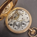 Antique Full Hunter Gold Plated Fob Pocket Watch Preston Ltd