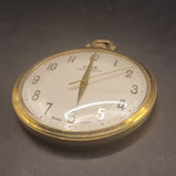 Vintage Art Deco Gold Plated Oris Fob Pocket Watch