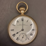 Antique Gold Plated Waltham Fob Pocket Watch by John Mason