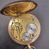 Antique Gold Plated Waltham Fob Pocket Watch by John Mason