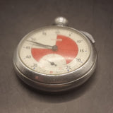 Vintage Chrome Plated Ingersoll Referee Pocket Stop Watch