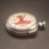 Vintage Chrome Plated Ingersoll Referee Pocket Stop Watch
