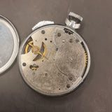 Vintage Chrome Plated Ingersoll Referee Pocket Stop Watch
