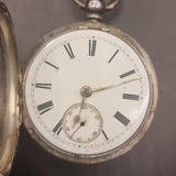 Antique Victorian Silver Fob Pocket Watch Robert Bragge 1888