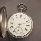 Antique Victorian Silver Fob Pocket Watch Robert Bragge 1888