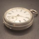 Antique Victorian Silver Fob Pocket Watch Robert Bragge 1888