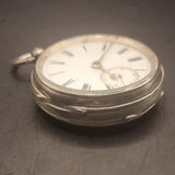 Antique Victorian Silver Fob Pocket Watch Robert Bragge 1888