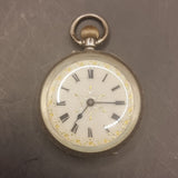 Antique Silver Ladies Fob Pocket Watch by Stockwell & Co (George Stockwell) 1910