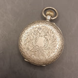 Antique Silver Ladies Fob Pocket Watch by Stockwell & Co (George Stockwell) 1910