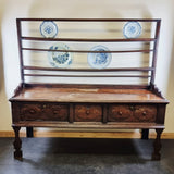 Antique 18th Century Oak Dresser with Plate Rack