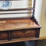 Antique 18th Century Oak Dresser with Plate Rack