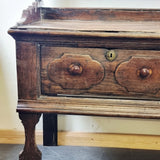 Antique 18th Century Oak Dresser with Plate Rack