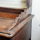 Antique 18th Century Oak Dresser with Plate Rack