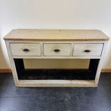 Antique Circa 1900 Reclaimed Painted Pine Dresser Base