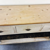 Antique Circa 1900 Reclaimed Painted Pine Dresser Base