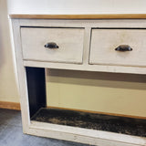 Antique Circa 1900 Reclaimed Painted Pine Dresser Base