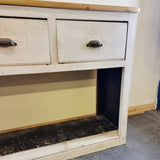 Antique Circa 1900 Reclaimed Painted Pine Dresser Base